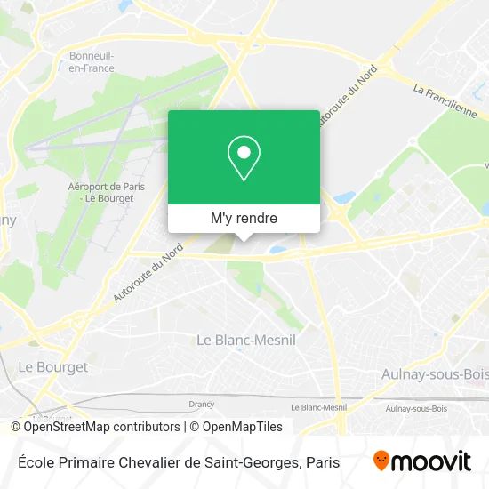 École Primaire Chevalier de Saint-Georges plan