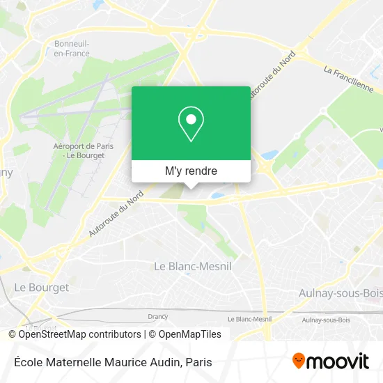 École Maternelle Maurice Audin plan