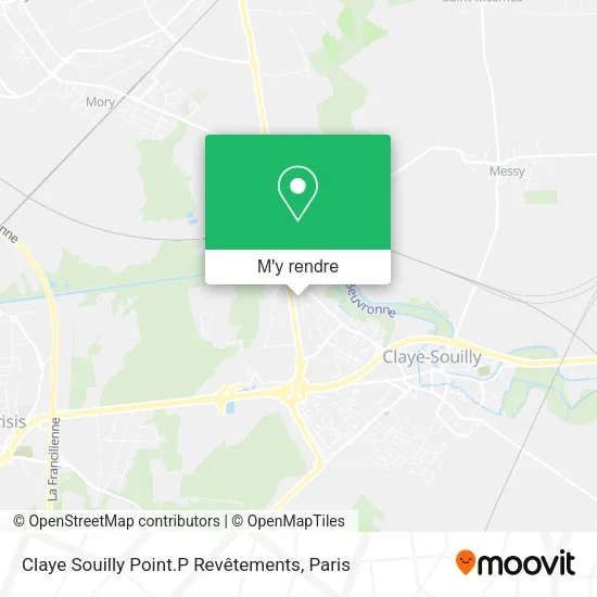 Claye Souilly Point.P Revêtements plan