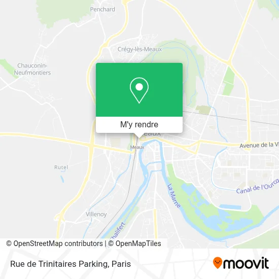 Rue de Trinitaires Parking plan