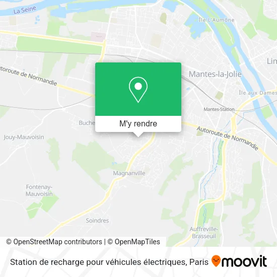 Station de recharge pour véhicules électriques plan