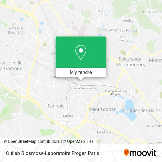 Ouilab Biosmose-Laboratoire Froger plan