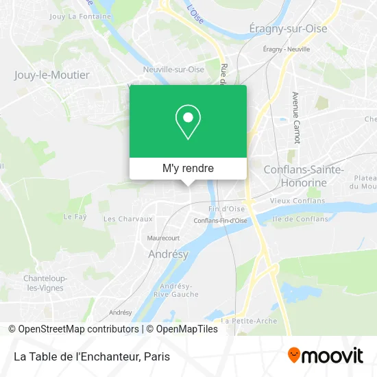 La Table de l'Enchanteur plan
