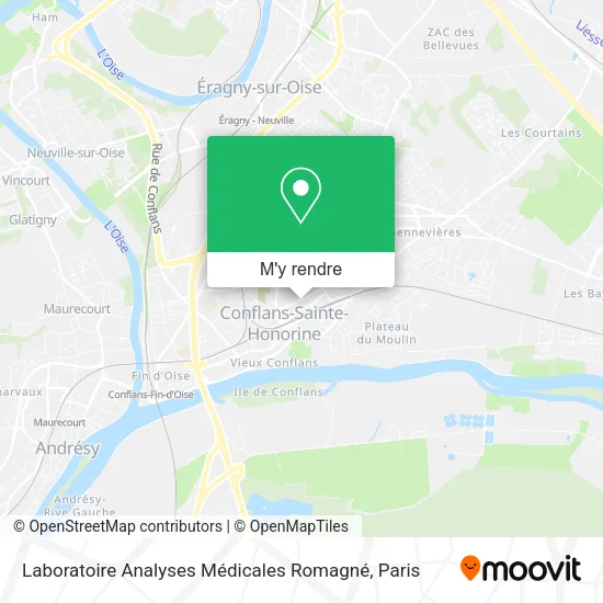 Laboratoire Analyses Médicales Romagné plan