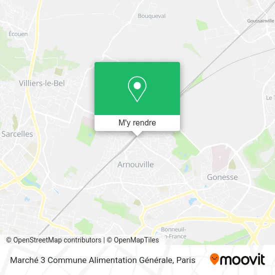 Marché 3 Commune Alimentation Générale plan