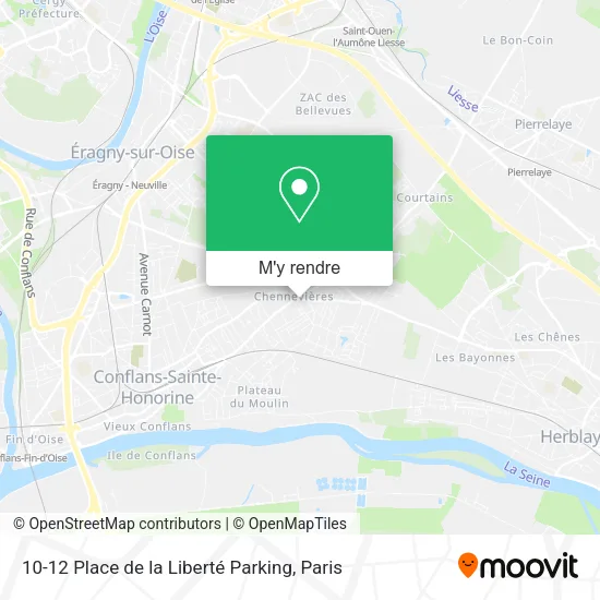 10-12 Place de la Liberté Parking plan