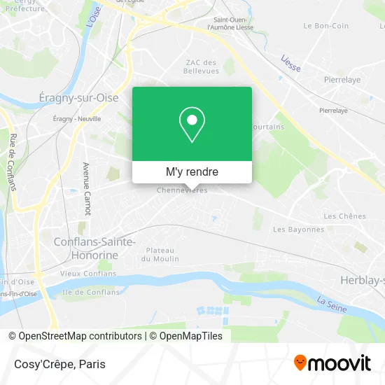 Cosy'Crêpe plan