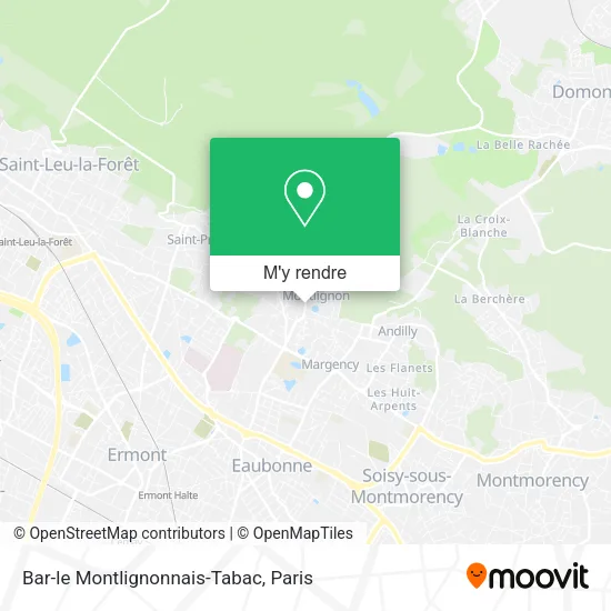 Bar-le Montlignonnais-Tabac plan