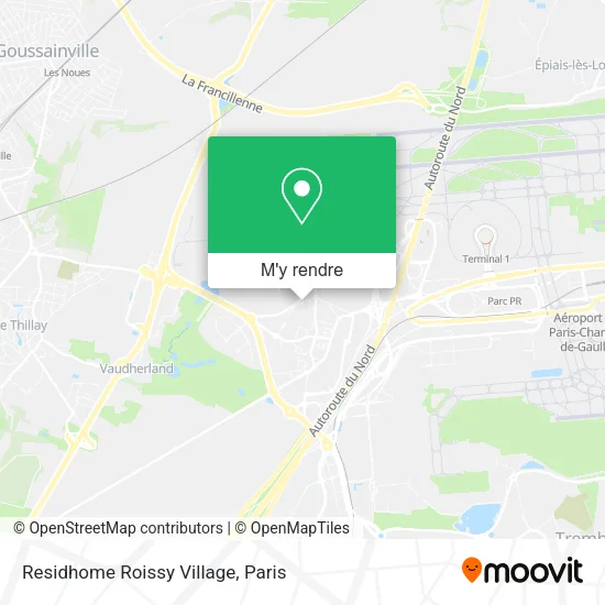Residhome Roissy Village plan