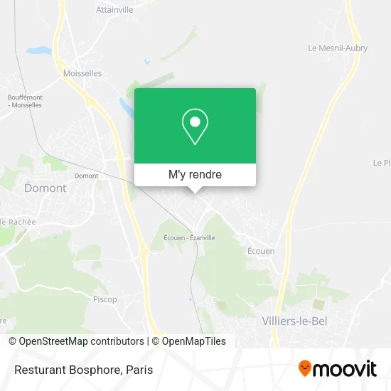 Resturant Bosphore plan