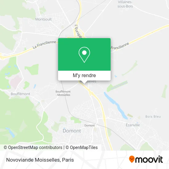 Novoviande Moisselles plan