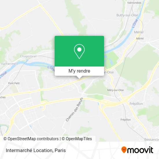 Intermarché Location plan