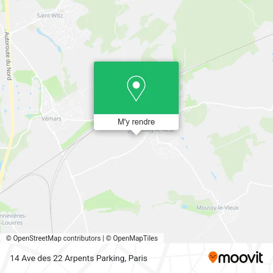 14 Ave des 22 Arpents Parking plan