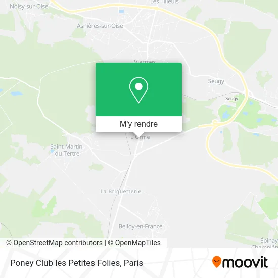 Poney Club les Petites Folies plan