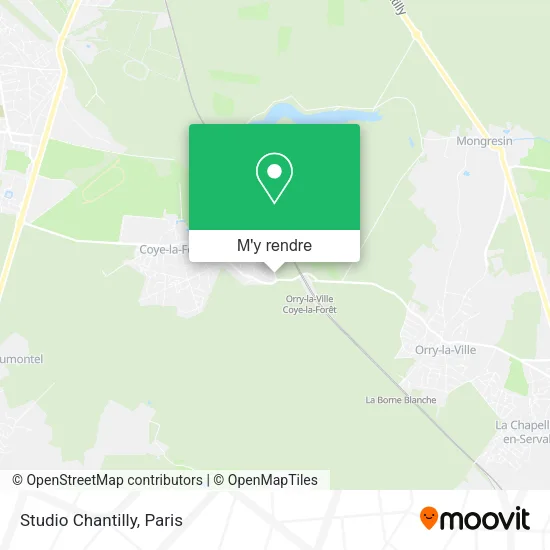 Studio Chantilly plan