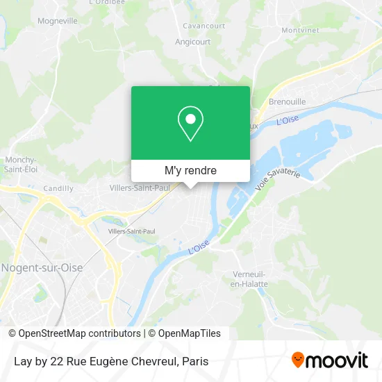 Lay by 22 Rue Eugène Chevreul plan