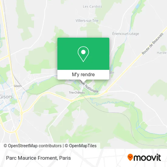 Parc Maurice Froment plan