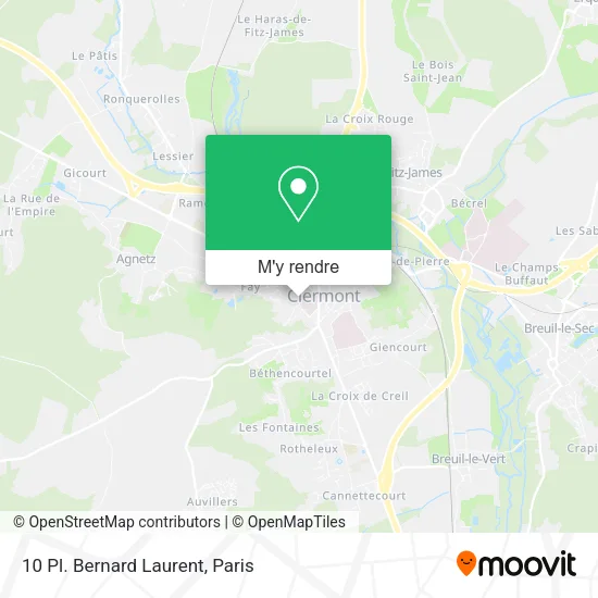 10 Pl. Bernard Laurent plan