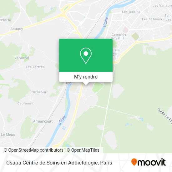 Csapa Centre de Soins en Addictologie plan
