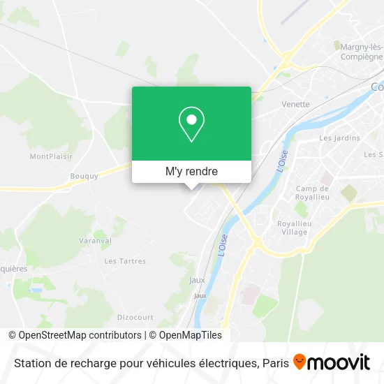 Station de recharge pour véhicules électriques plan