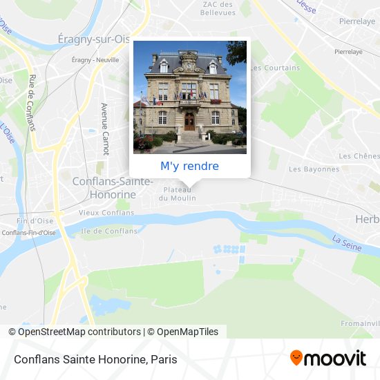 Conflans Sainte Honorine plan