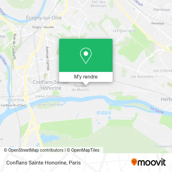 Conflans Sainte Honorine plan