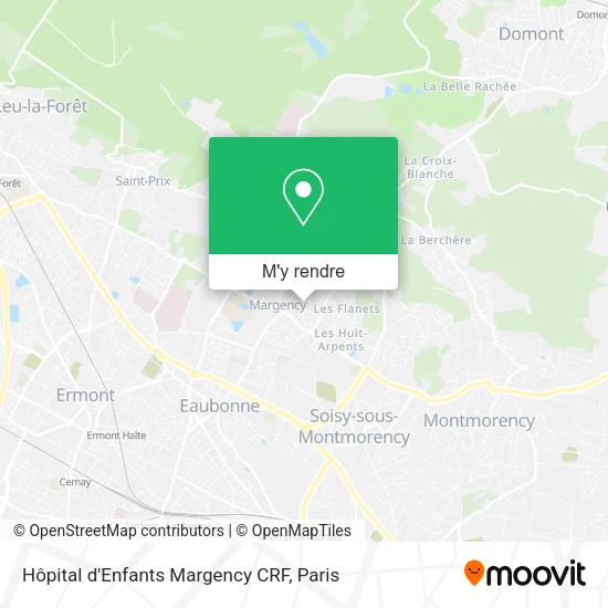 Hôpital d'Enfants Margency CRF plan