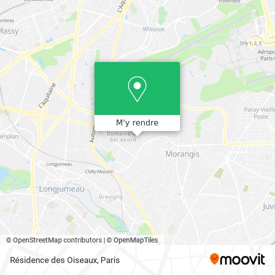 Résidence des Oiseaux plan