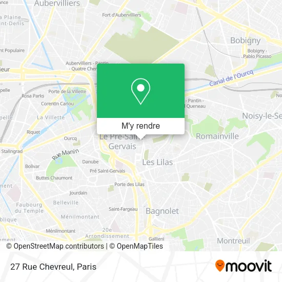 27 Rue Chevreul plan