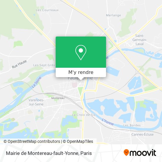 Mairie de Montereau-fault-Yonne plan
