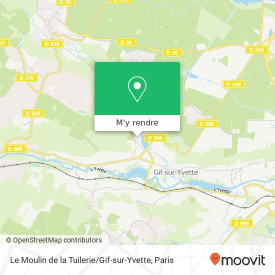 Le Moulin de la Tuilerie / Gif-sur-Yvette plan