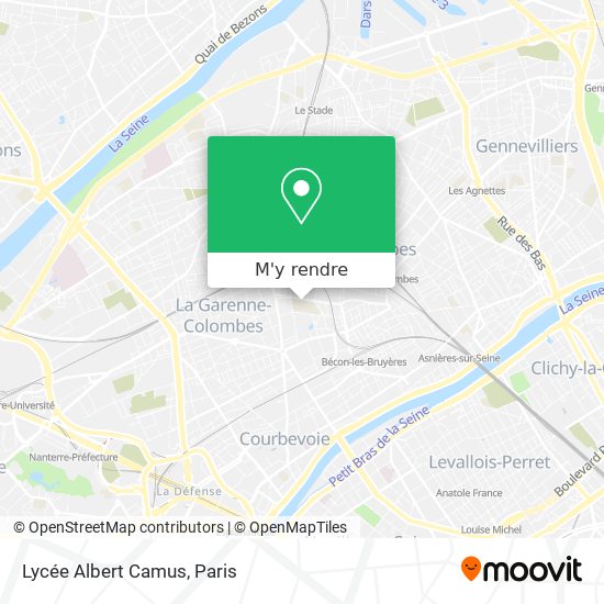 Lycée Albert Camus plan