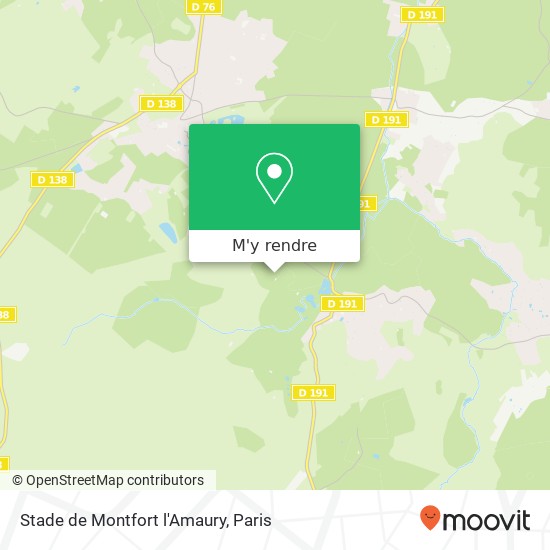 Stade de Montfort l'Amaury plan