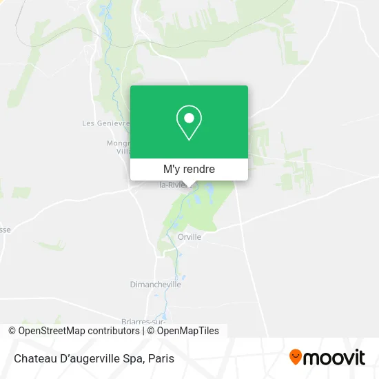 Chateau D’augerville Spa plan
