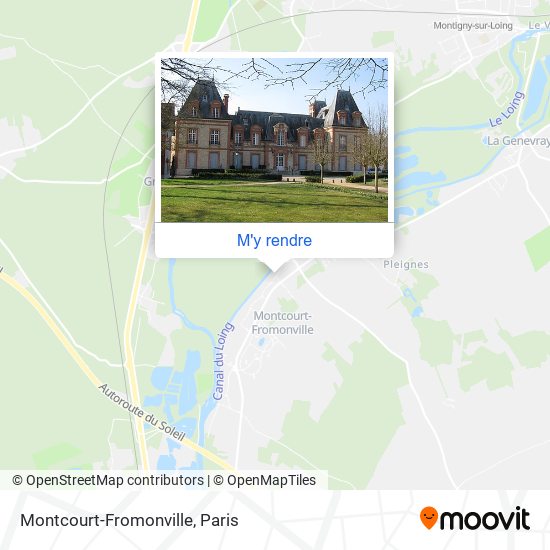 Montcourt-Fromonville plan