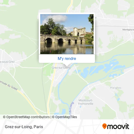 Grez-sur-Loing plan