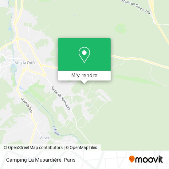 Camping La Musardière plan