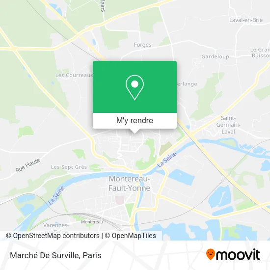 Marché De Surville plan