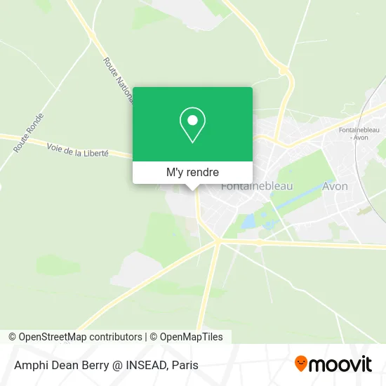 Amphi Dean Berry @ INSEAD plan