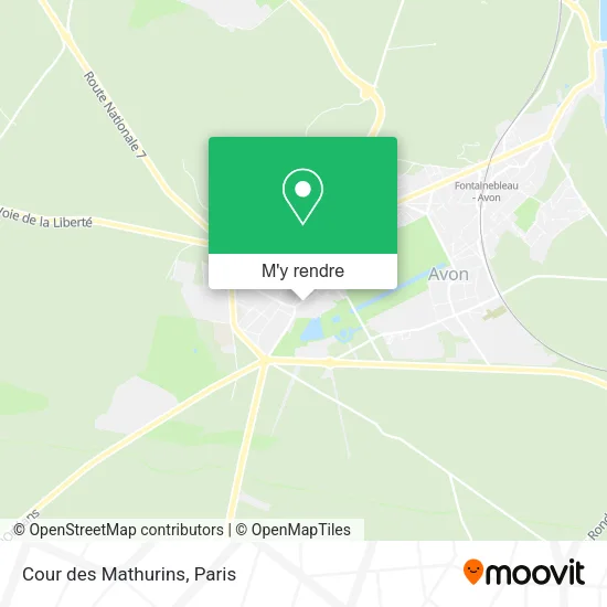 Cour des Mathurins plan