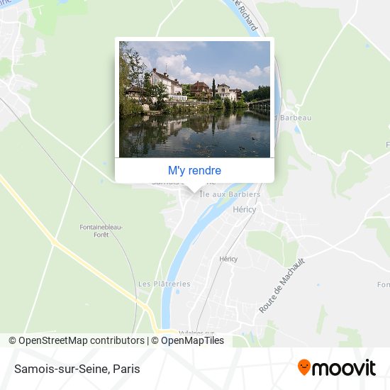 Samois-sur-Seine plan