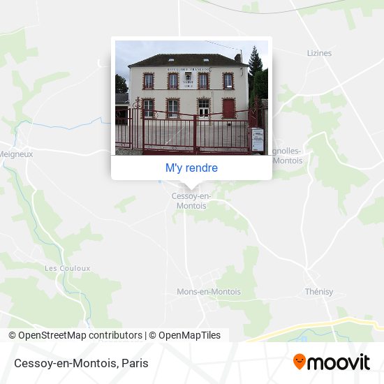 Cessoy-en-Montois plan