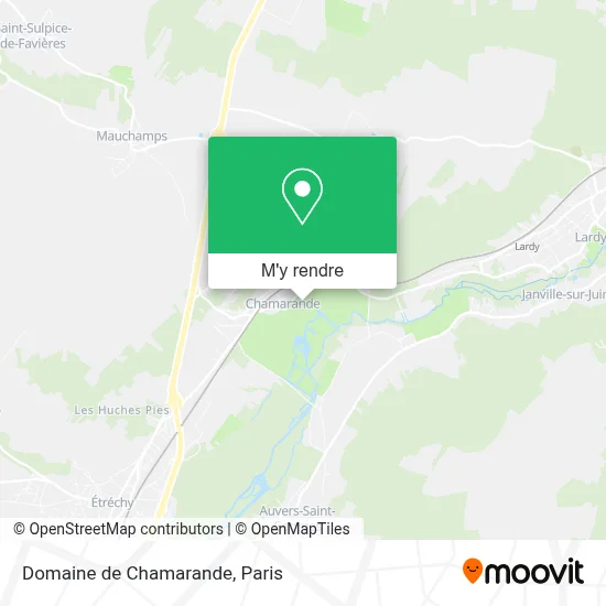 Domaine de Chamarande plan
