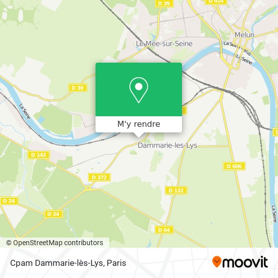 Cpam Dammarie-lès-Lys plan