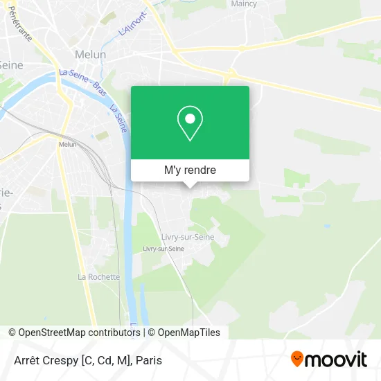 Arrêt Crespy [C, Cd, M] plan