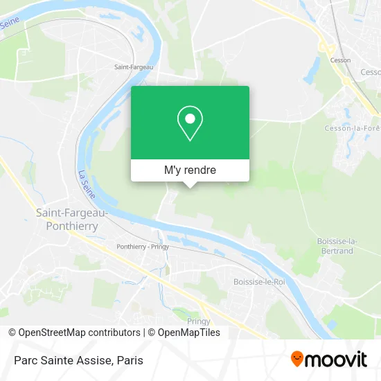 Parc Sainte Assise plan