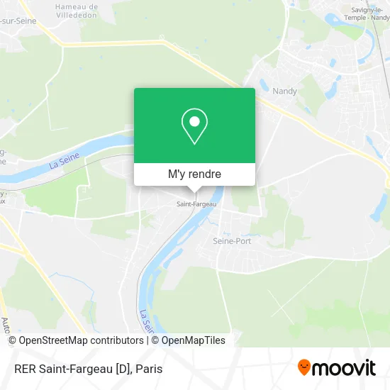 RER Saint-Fargeau [D] plan