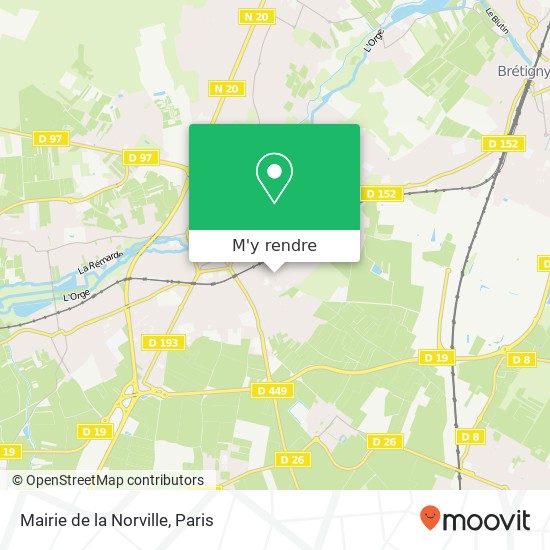 Mairie de la Norville plan