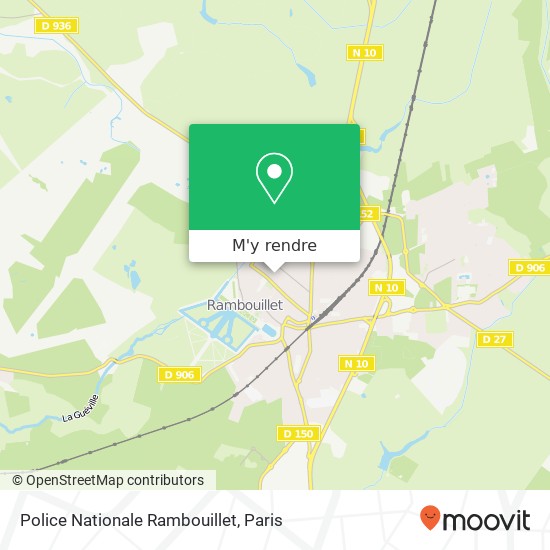 Police Nationale Rambouillet plan