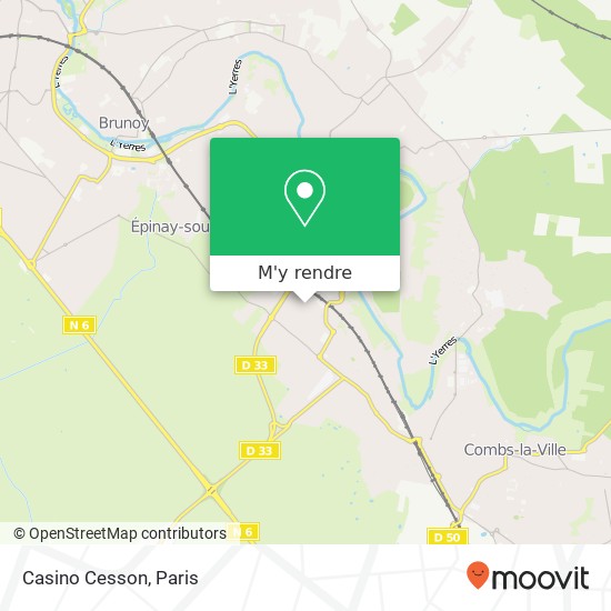 Casino Cesson plan